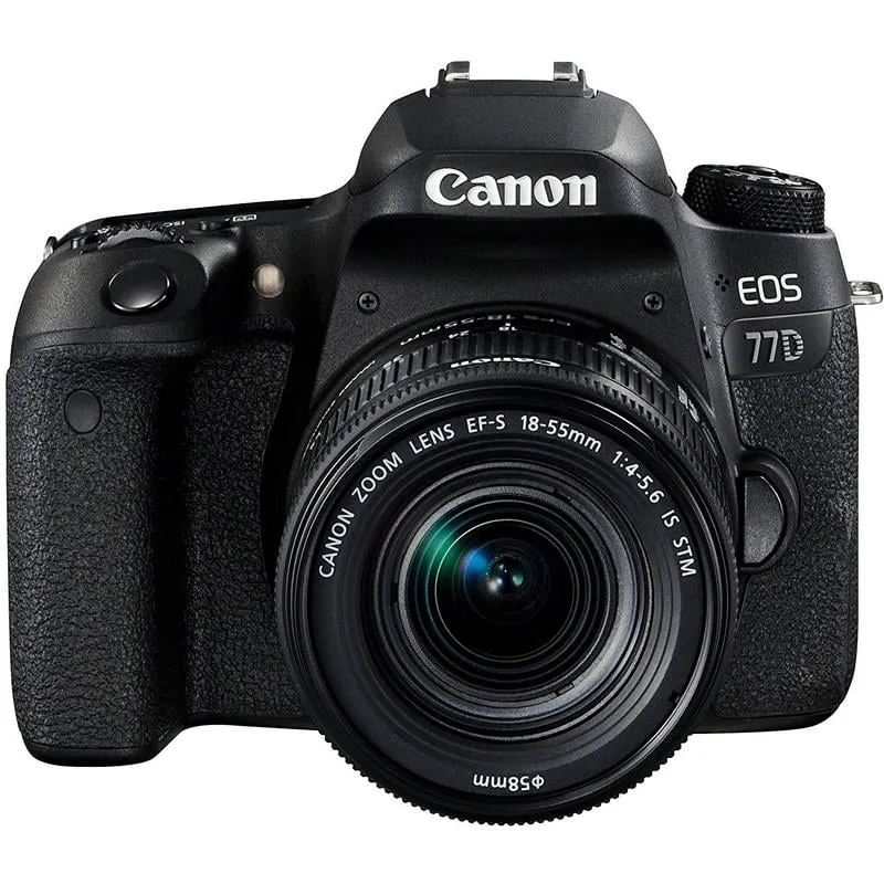 Canon EOS 77D + 18-55mm F4.0-5.6 IS STM Kit fotocamere SLR 24,2 MP CMOS 6000 x 4000 Pixel Nero