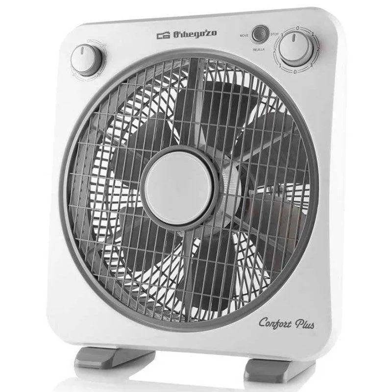Ventilatore da Pavimento Orbegozo BF 0138 40W 30cm 3 Velocità Silenzioso Timer Compatto