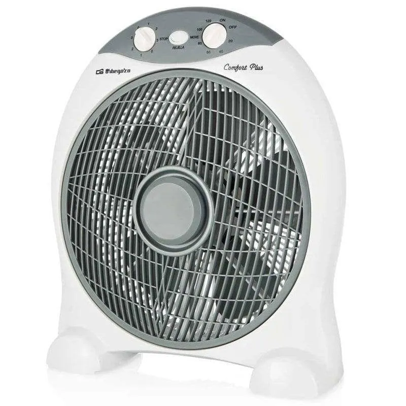 Ventilatore da Pavimento Orbegozo BF 1030 45W 30cm 3 Velocità Ultra Silenzioso Timer Maniglia