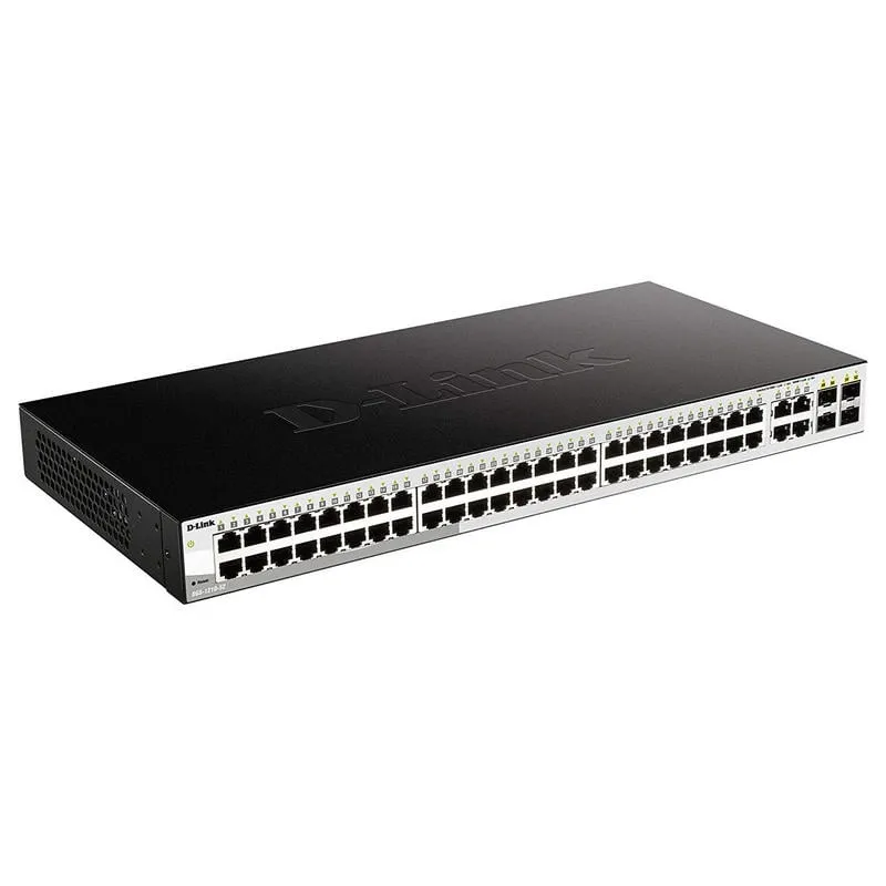Smart Switch D-Link DGS-1210-52 48 porte Gigabit + 4 porte combinate SFP