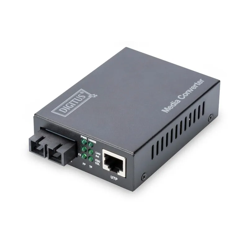 Digitus Convertitore Media Gigabit Ethernet , RJ45 / SC