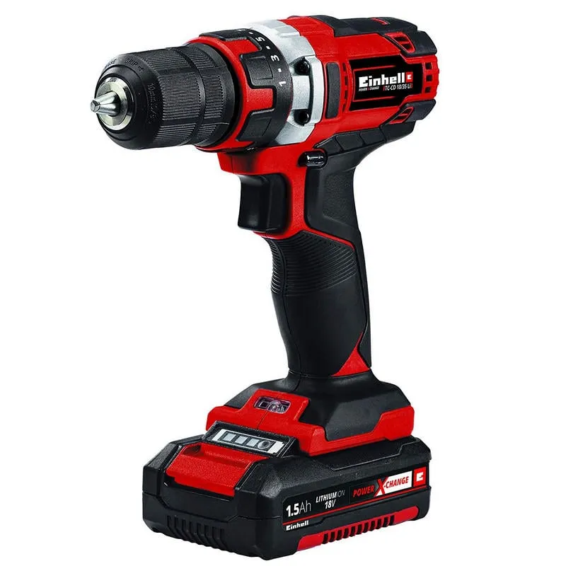 Trapano avvitatore a batteria Einhell TC-CD 18/35 Li 1x1,5Ah + batteria