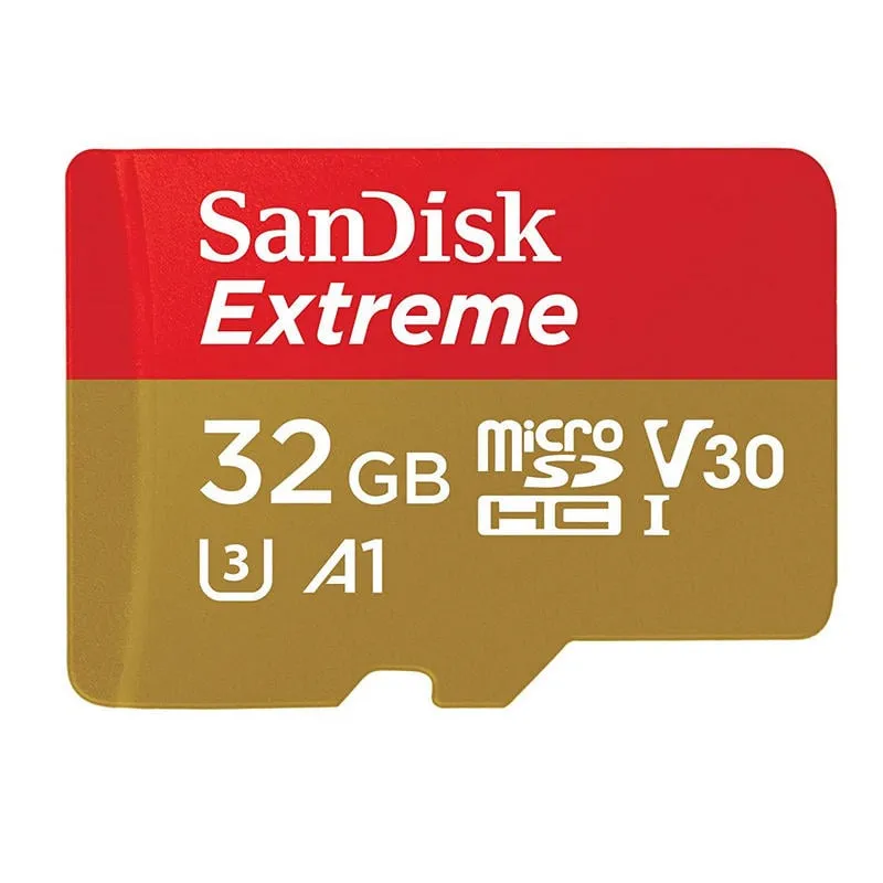 SanDisk Extreme 32 GB MicroSDHC Classe 10 + Adattatore SD