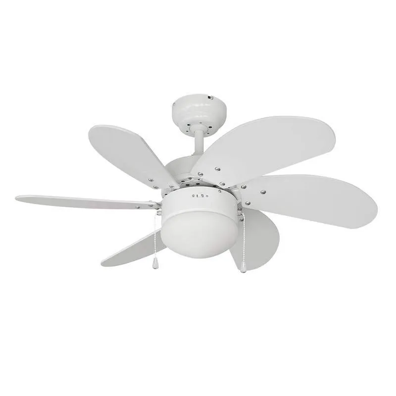 Ventilatore da soffitto EDM Aral con luce 50W