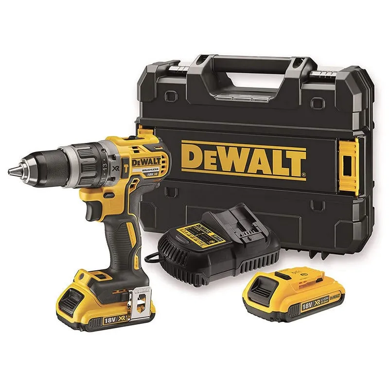 DeWalt DCD796D2-QW Trapano a percussione 1800W + 2 batterie 18V + custodia