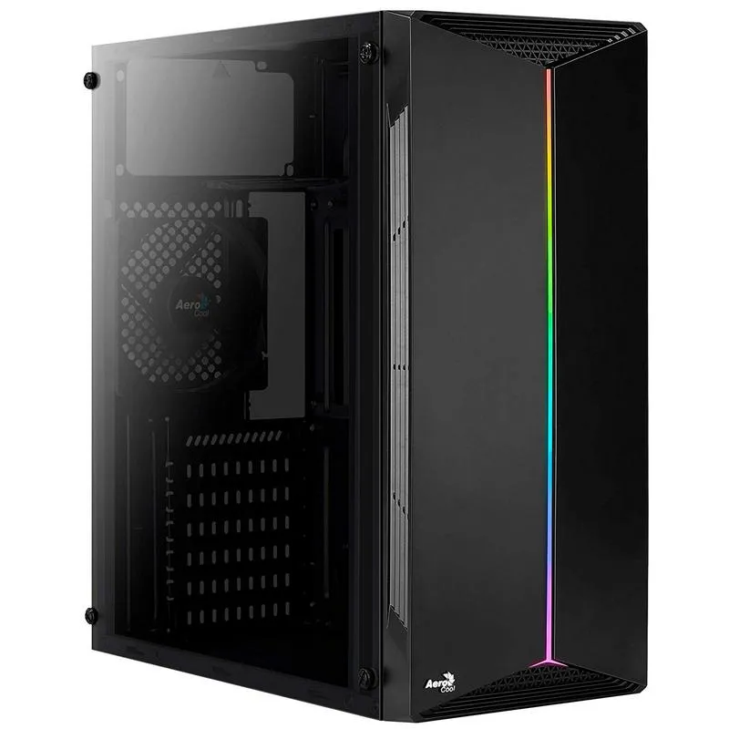 Aerocool Split USB 3.0 RGB con finestra nera