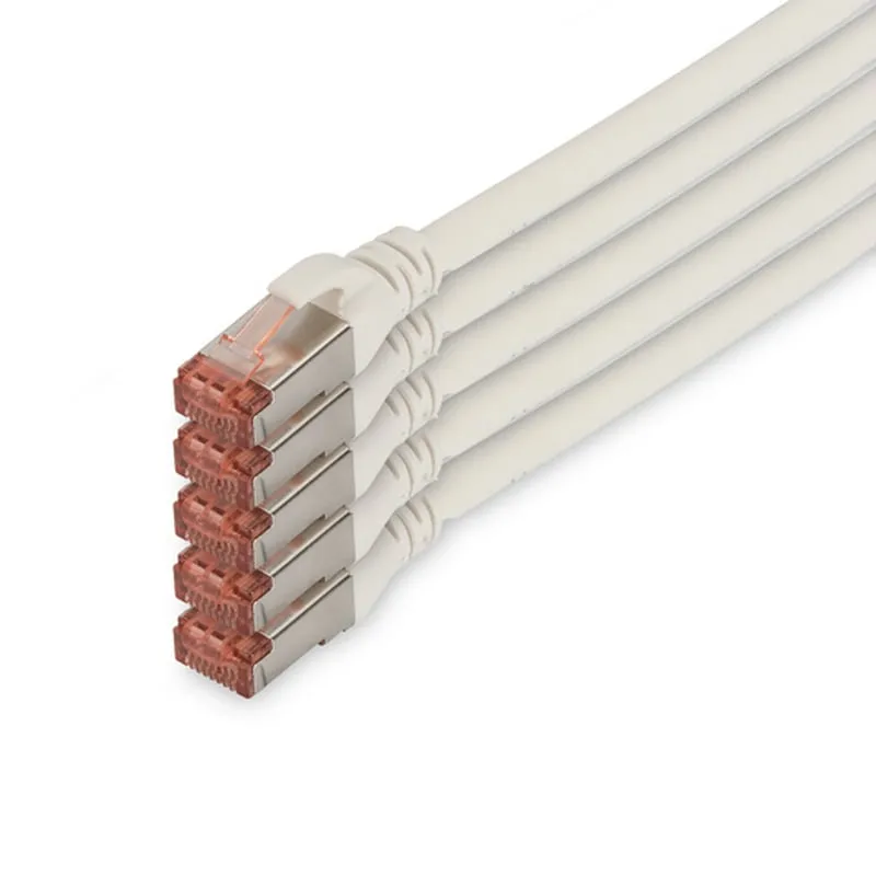 Digitus Cavo di Rete S-FTP Cat. 6 LSZH 10m Bianco 5 Pezzi