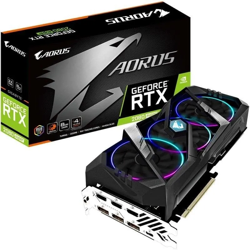 Scheda Grafica Gigabyte AORUS GeForce RTX 2080 SUPER 8GB GDDR6