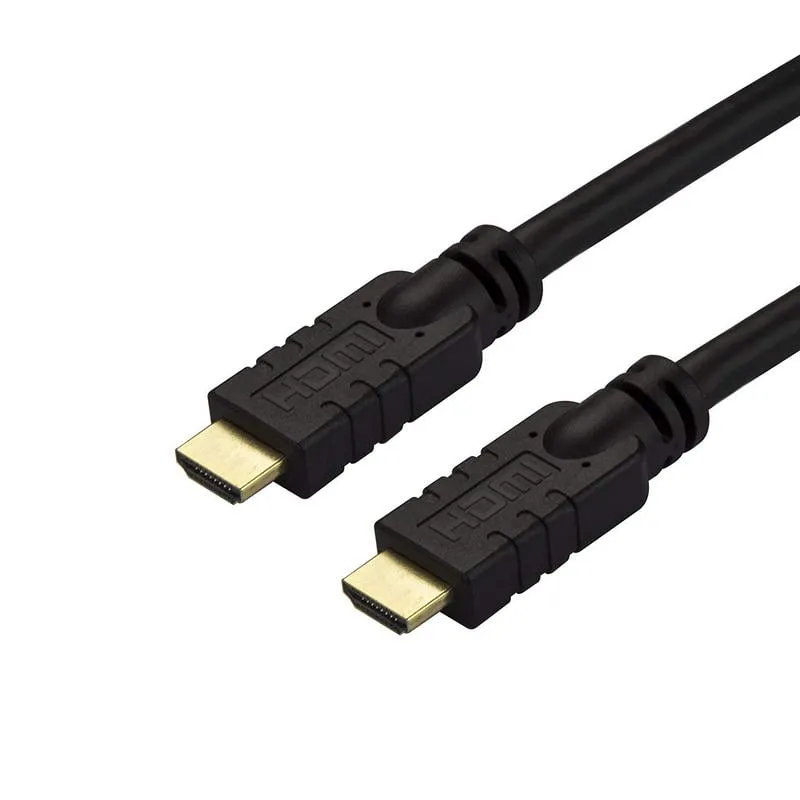 StarTech.com Cavo HDMI 2.0 da 10 m - Cavo HDMI attivo 4K a 60 Hz - Classificazione CL2 per installazione a parete - Cavo HDMI UHD ad alta velocità e lunga durata - HDR, 18 Gbps - Cavo da maschio a maschio - Nero