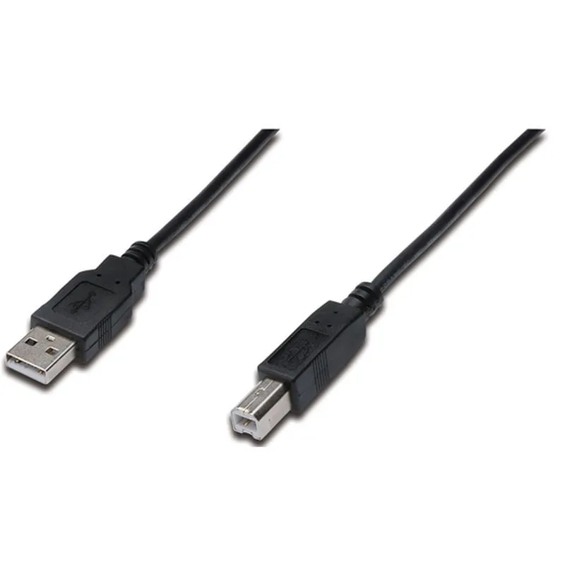 Cavo di collegamento USB Digitus tipo A-B 1m Nero