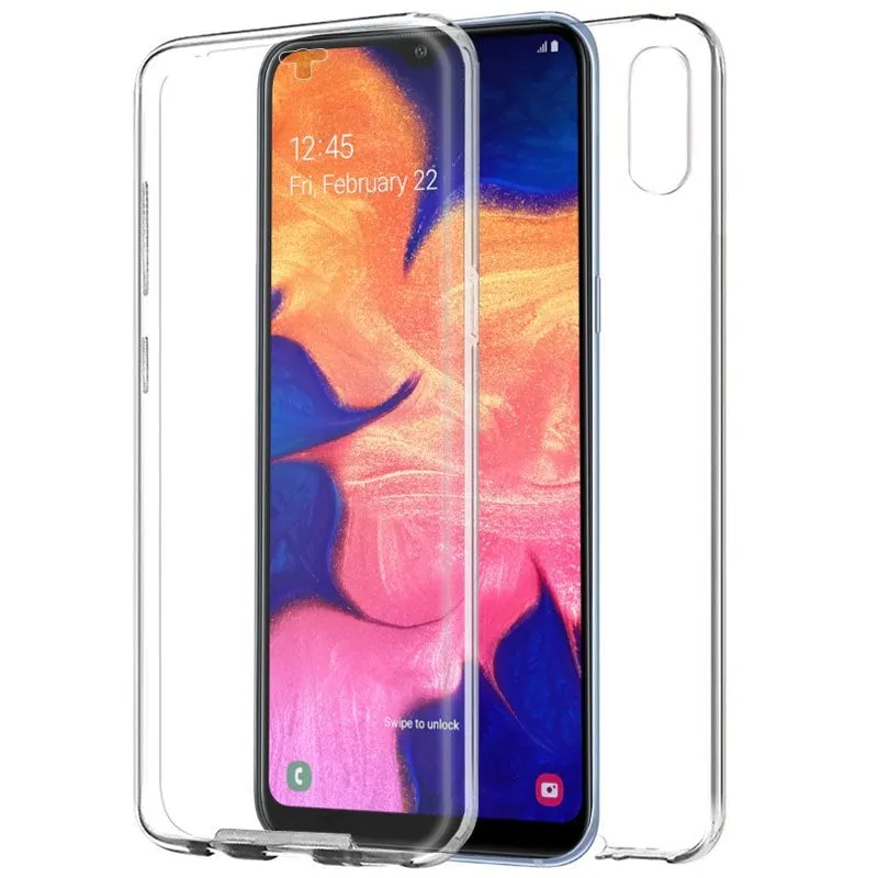 Fantastica custodia in silicone 3D trasparente per Samsung Galaxy A10