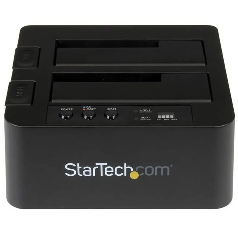 StarTech.com Dock Duplicatore autonomo USB 3.1 (10Gbps) per SATA SSD/HDD da 2,5" & 3,5" - Duplicatore fast-speed 28GB/min