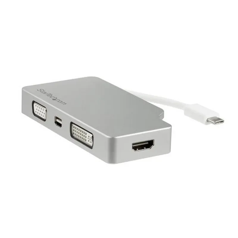 StarTech.com CDPVGDVHDMDP adattatore grafico USB 3840 x 2160 Pixel Argento