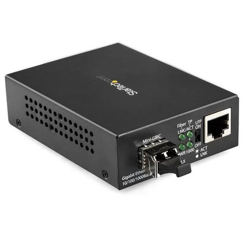 StarTech.com Convertitore multimediale compatto Gigabit Ethernet a Fibra multimodale - 850 nm LC - 550 m