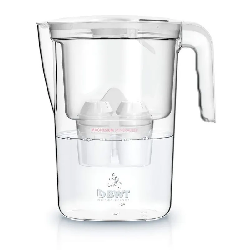 Caraffa filtrante manuale BWT Vida con magnesio 2,6 l bianco