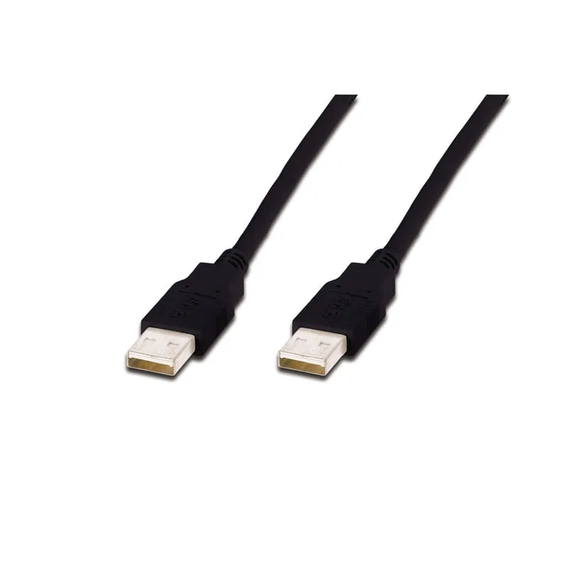 Cavo di collegamento Digitus USB 2.0 1 m Nero