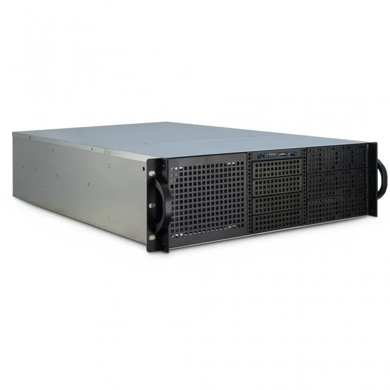 Custodia rack Inter-Tech 3U-30255 ATX USB 3.2 senza alimentatore