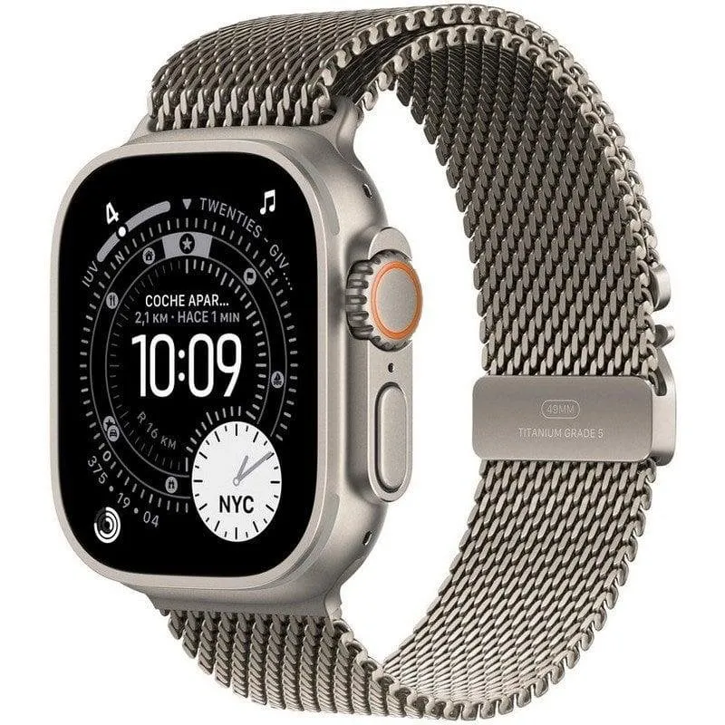 Apple Watch Ultra 3 GPS + Cellular 49mm Retina OLED Titanio Naturale M 5G IP6X SpO2