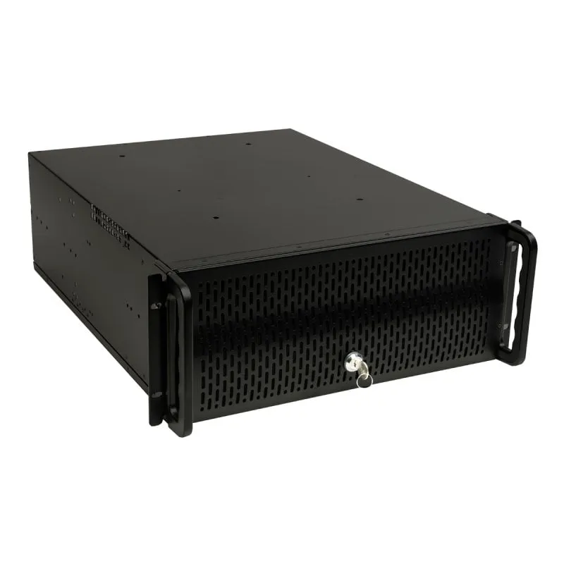 UNYKach UK 4129 Rack Box 19" 4U Nero senza alimentatore