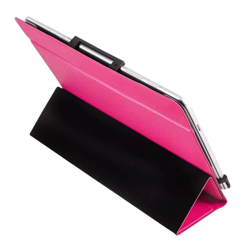 Custodia rosa universale SilverHT Camera Pro per tablet da 9" - 10,4"