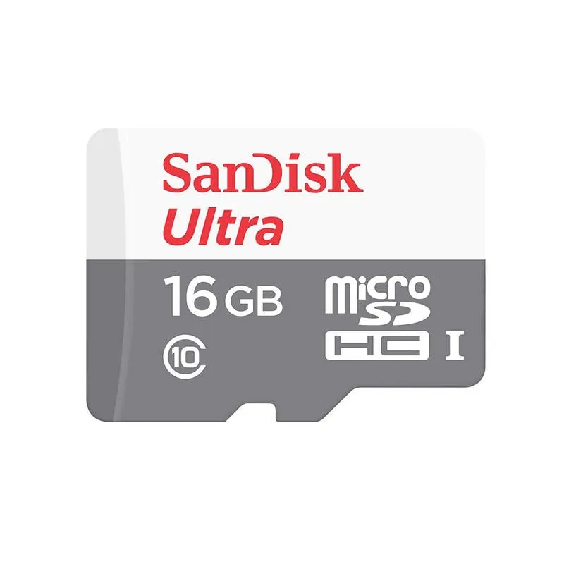 Scheda di memoria SanDisk Ultra MicroSDHC 16GB Classe 10 UHS-I 80MB/s