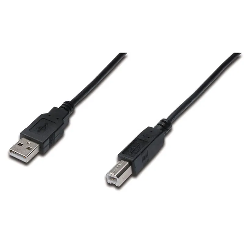 Cavo di collegamento USB Digitus tipo A-B 1 m conforme nero