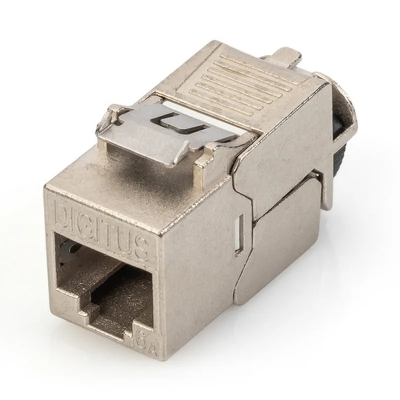 Digitus Modulo Keystone CAT 6A, schermato con supporto dei cavi intelligente, kit (24 pezzi)