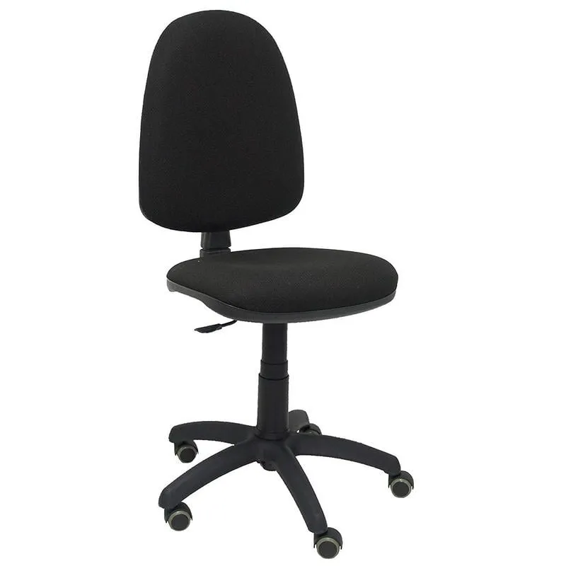 Sedia da ufficio Piqueras y Crespo Ayna Bali con ruote in parquet nero