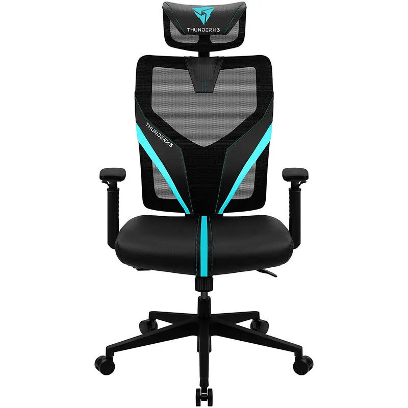 Sedia da gaming ThunderX3 Yama 1 Ciano/Nero