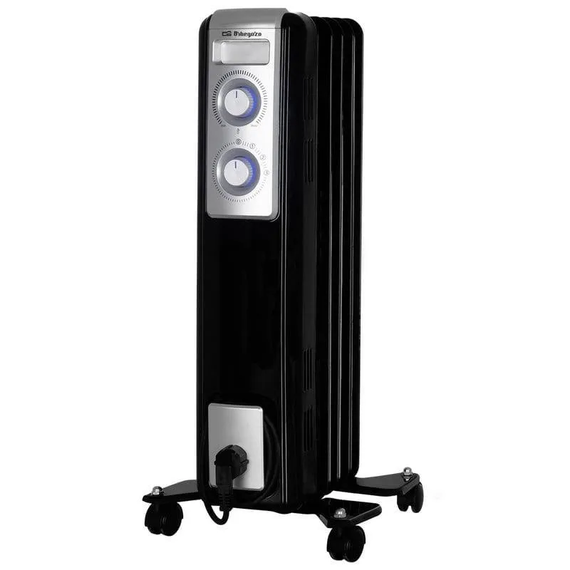 Radiatore a Olio Orbegozo RN 1000 1000W 5 Elementi Nero