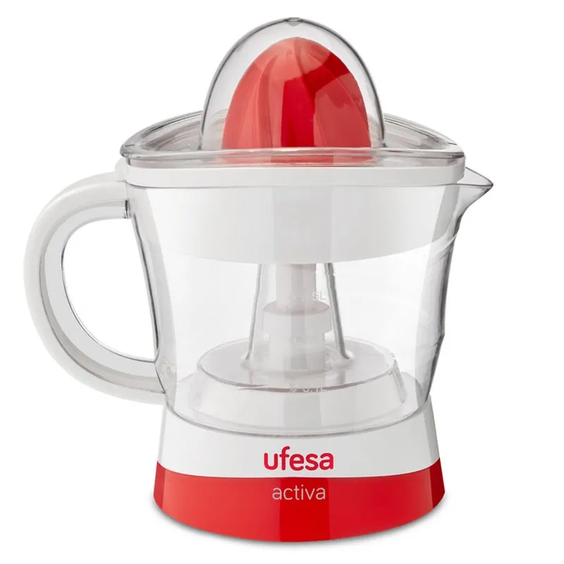 Ufesa EX4936 Activa Spremiagrumi 25W Bianco/Rosso