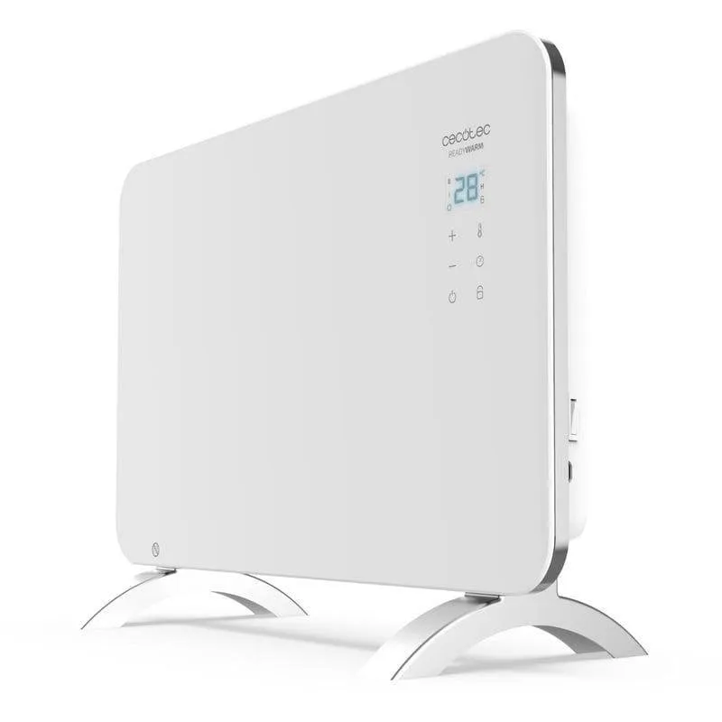 Radiatore Elettrico Cecotec Ready Warm 6650 Crystal Connection 1000W Wifi Vetro
