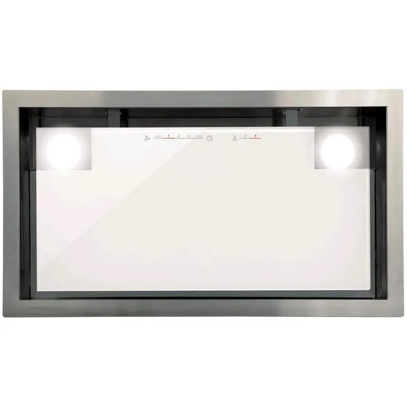 Cappa aspirante doppia Cata GC da 45 cm in vetro bianco