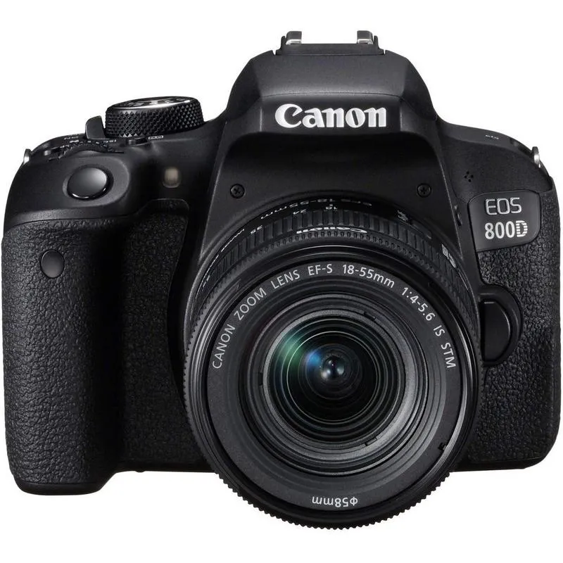 Canon EOS 800D + EF-S 18-55mm 4.0-5.6 IS STM Kit fotocamere SLR 24,2 MP CMOS 6000 x 4000 Pixel Nero
