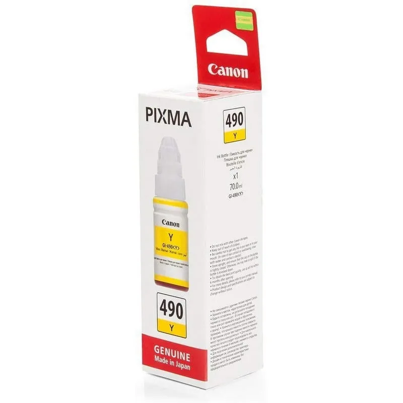 Cartuccia gialla originale Canon GI-490Y
