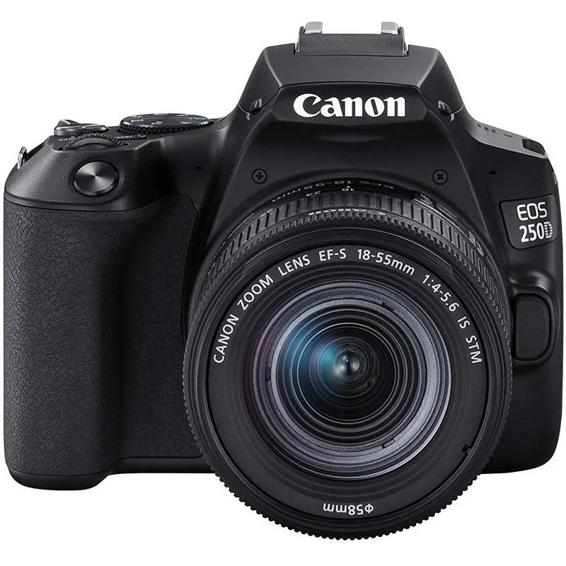 Canon 250D 24MP WiFi Nero + obiettivo EF-S 18-55mm F4-5.6 IS STM