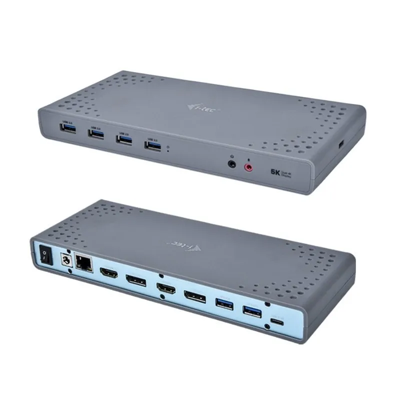 i-tec USB 3.0 / USB-C / Thunderbolt 3 Dual Display Docking Station