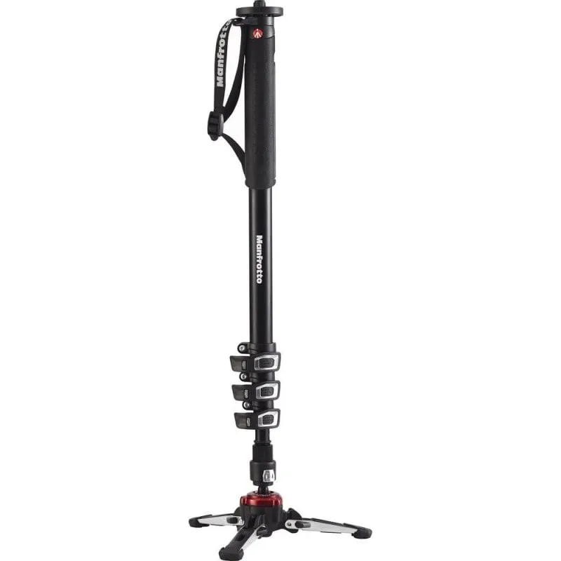 Monopiede video in alluminio Manfrotto MVMXPROA4 con testa a sfera e base