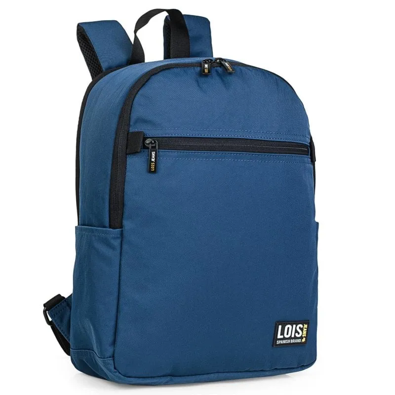 Zaino per laptop Lois Dilingham fino a 15" con USB e MiniJack Blu