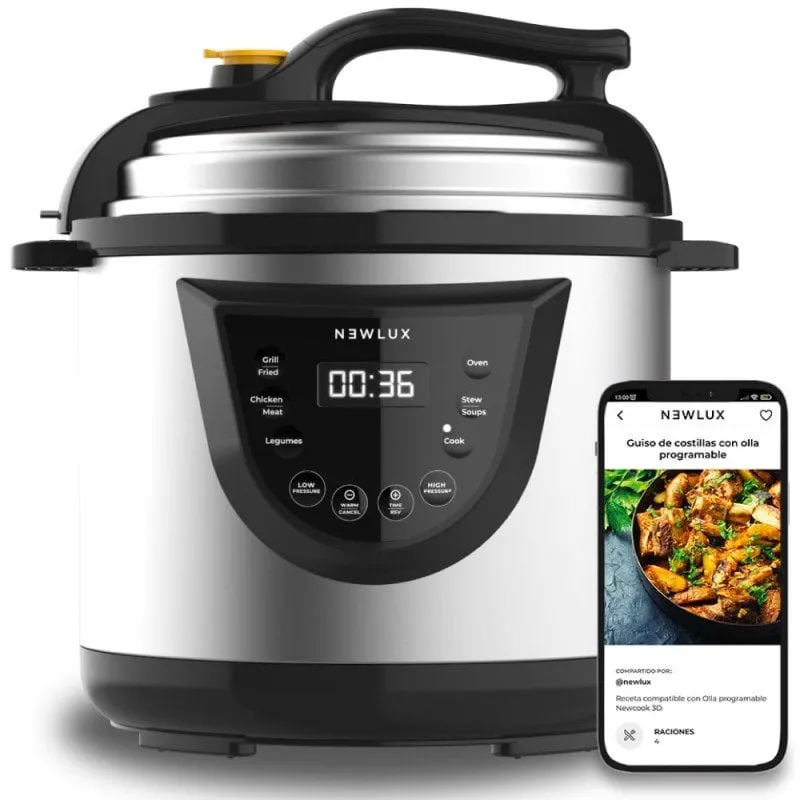Newcook Newlux Chef Pot V110 Fornello Elettrico Programmabile 1000W