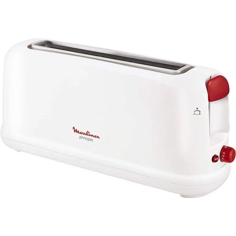 Tostapane Moulinex Principio LS160111 1 Fessura Lunga 1000 W 7 Livelli Raccoglibriciole Bianco