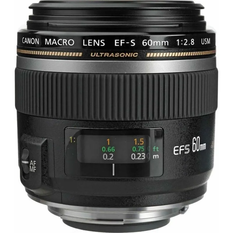 Canon EF-S 60mm f/2.8 Macro USM SLR Obiettivi macro Nero