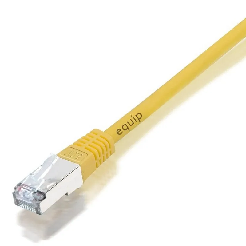 Equipaggia Cavo di Rete RJ45 F/UTP Cat.5e Giallo 3m