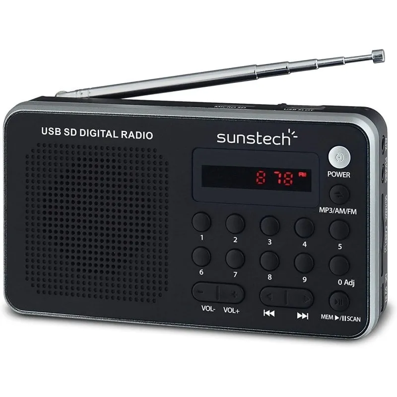 Radio portatile digitale Sunstech RPDS32SL Argento