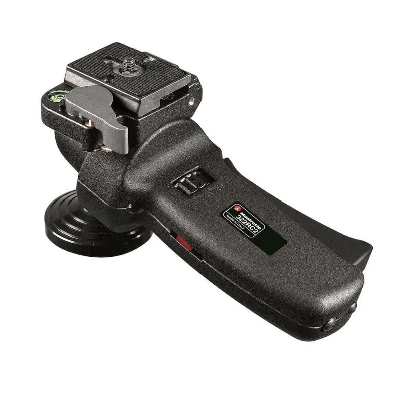 Manfrotto Heavy Duty Grip Ball Head treppiede Nero