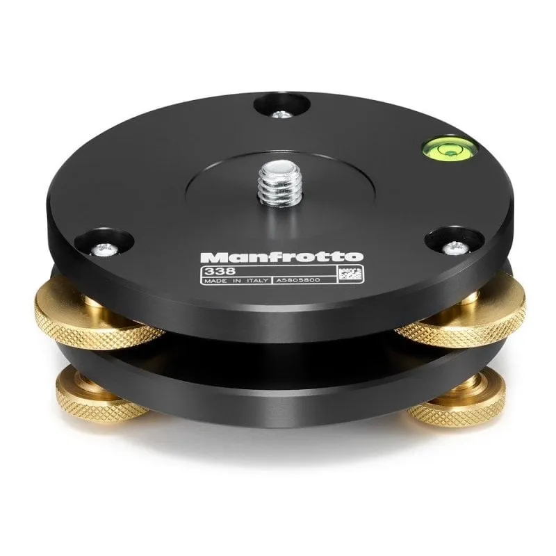 Base livellante per treppiede Manfrotto 338