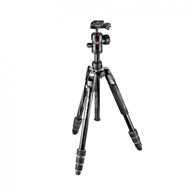 Manfrotto MKBFRTA4BK-BH treppiede 3 gamba/gambe Nero, Argento