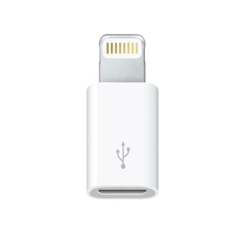 Adattatore 3Go Micro USB femmina a Lightning bianco