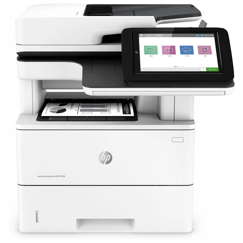 HP LaserJet Enterprise Stampante multifunzione M528dn, Stampa, copia, scansione e fax opzionale, Stampa da porta USB frontale scansione verso e-mail stampa fronte/retro scansione fronte/retro