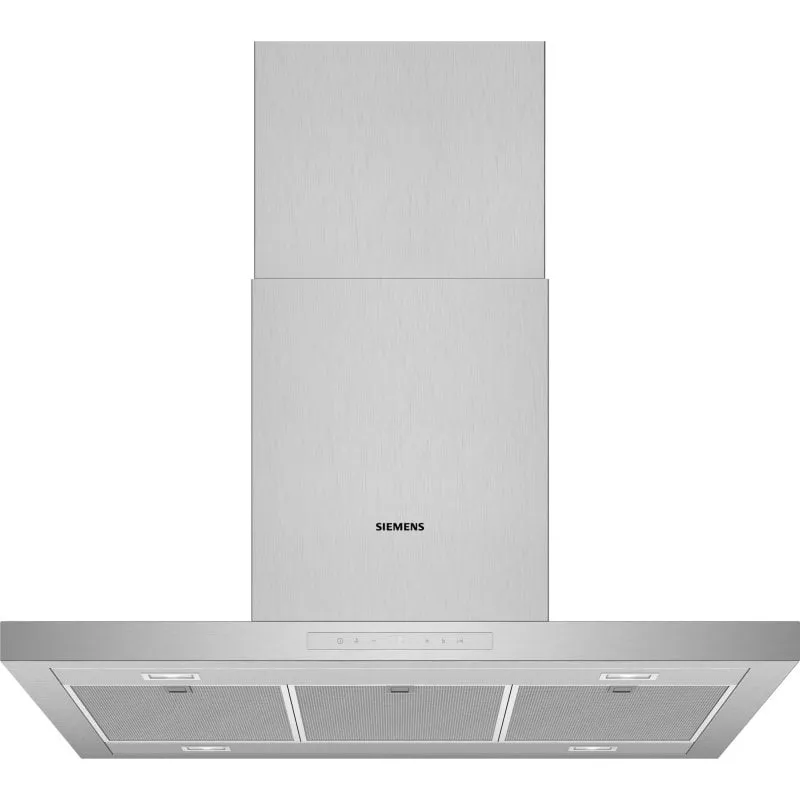 Cappa decorativa a isola Siemens iQ500 LF97BCP50 da 90 cm in acciaio inossidabile